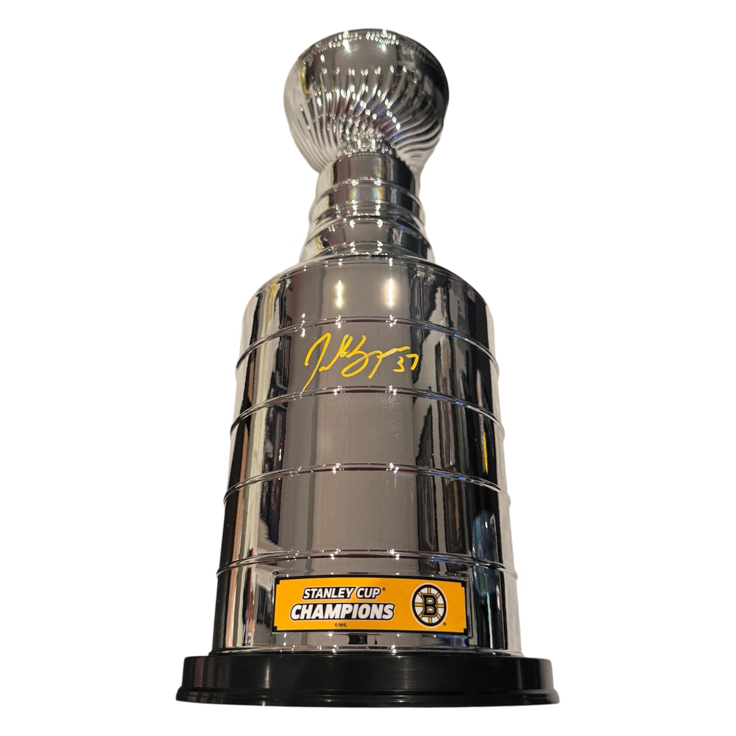 Patrice Bergeron Autographed Stanley Cup 14" Replica Trophy