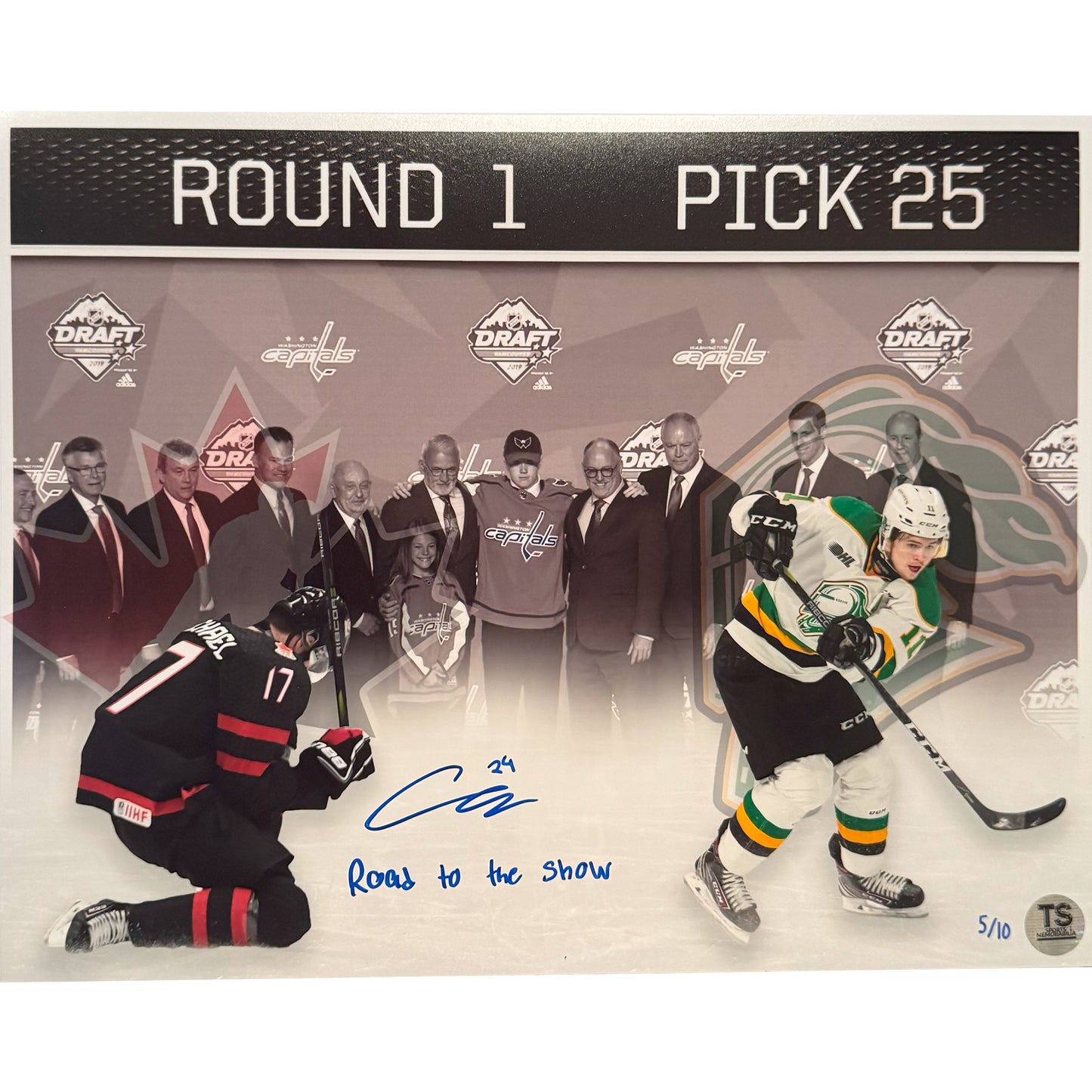 Connor McMichael Autographed 11x14 "Road To The Show" Artwork LE/ 10 Photo Inscribed