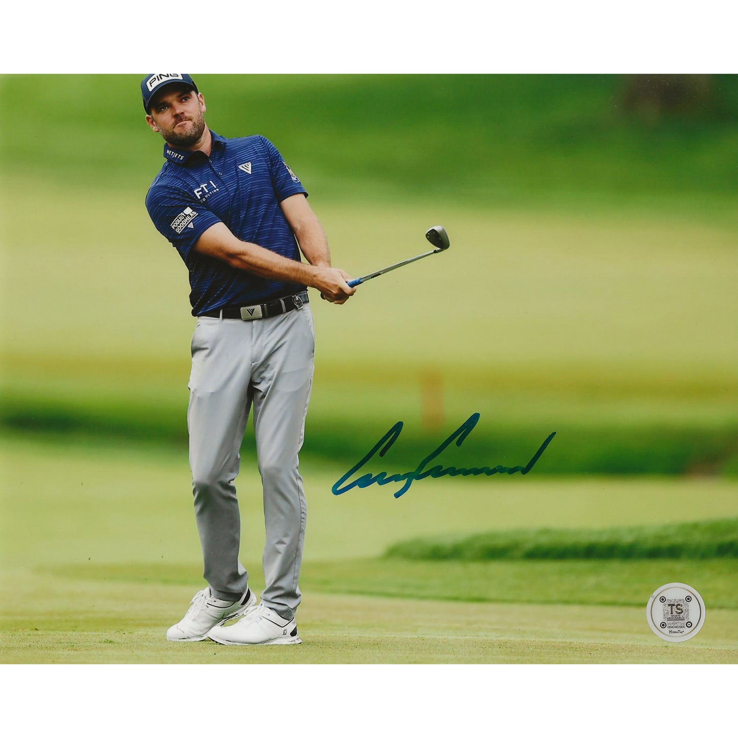 Corey Conners Autographed Chip Shot 8x10 Photo