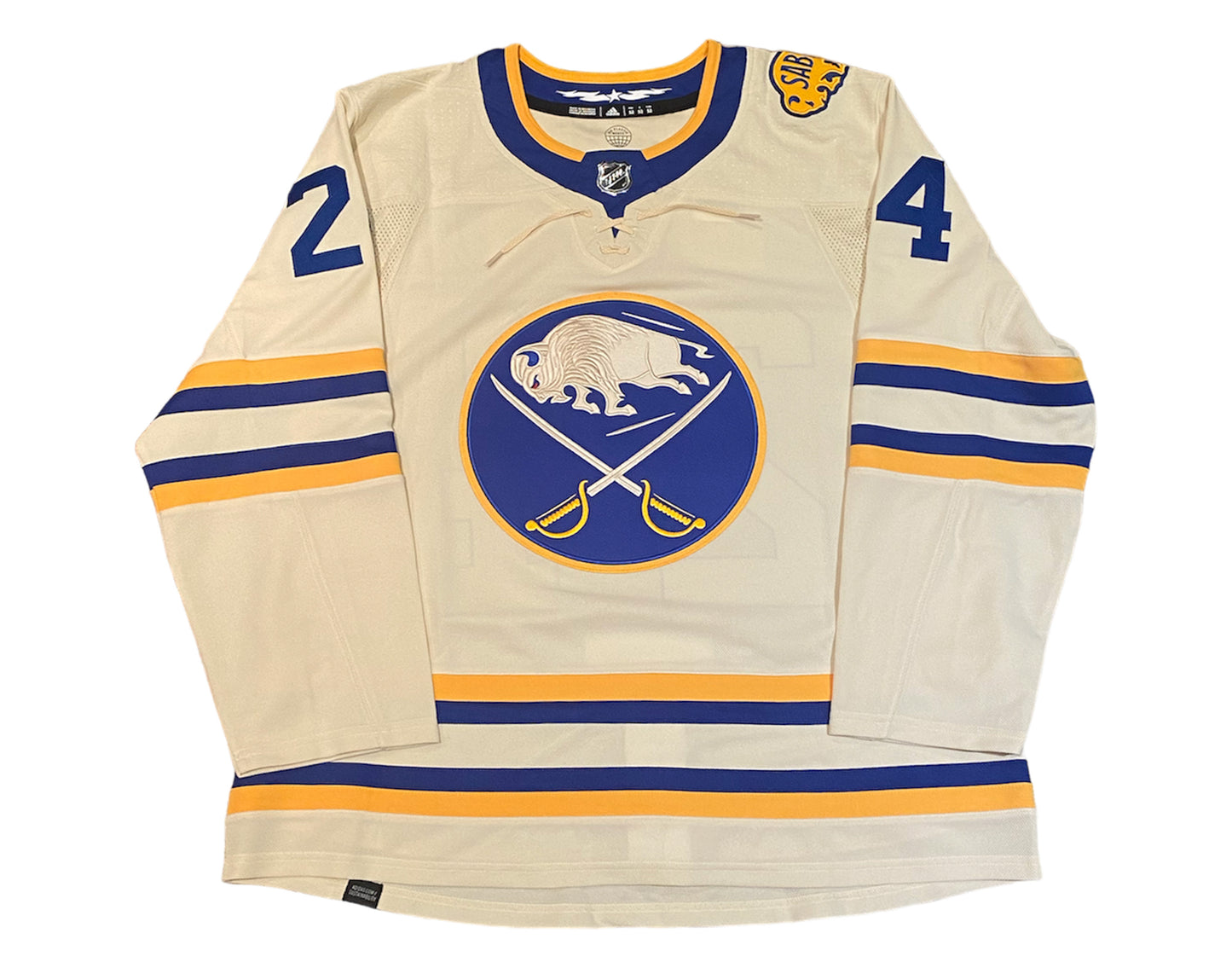 Dylan Cozens Autographed Buffalo Sabres 2022 Heritage Classic Adidas Jersey