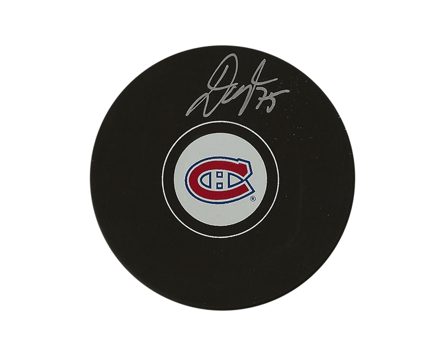 Jakub Dobes Autographed Montreal Canadiens Autograph Model Puck