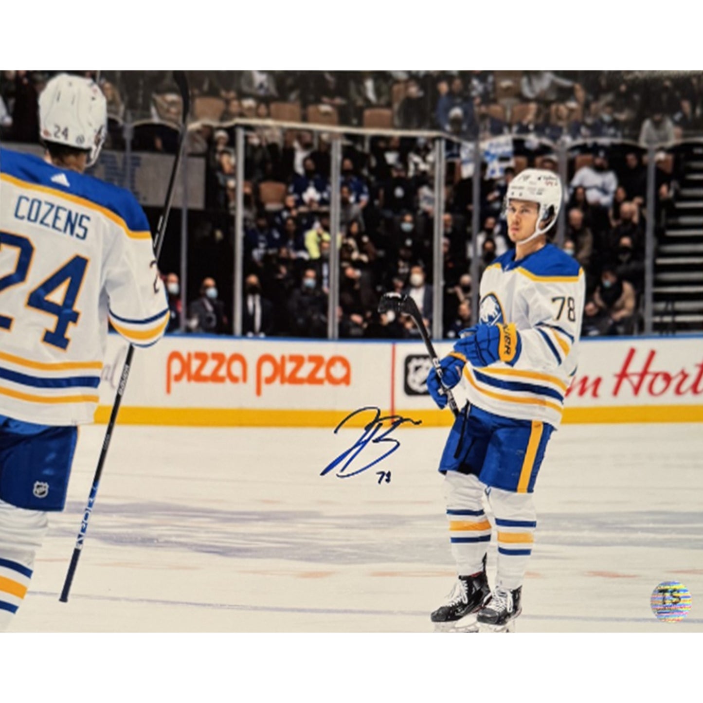 Jacob Bryson Autographed Buffalo Sabres Goal Celebration 11x14 Photo