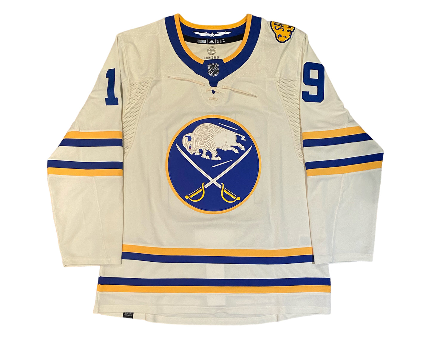 Peyton Krebs Autographed Buffalo Sabres 2022 Heritage Classic Adidas Jersey