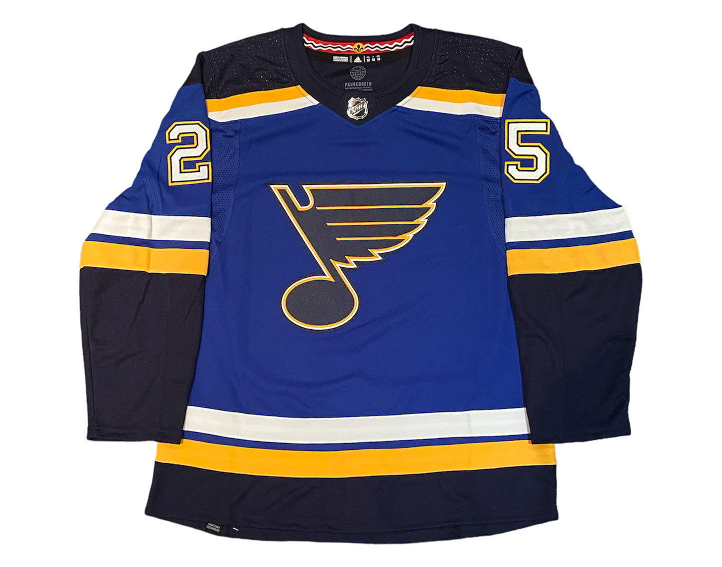 Jordan Kyrou Autographed St. Louis Blues Home Blue Adidas Jersey