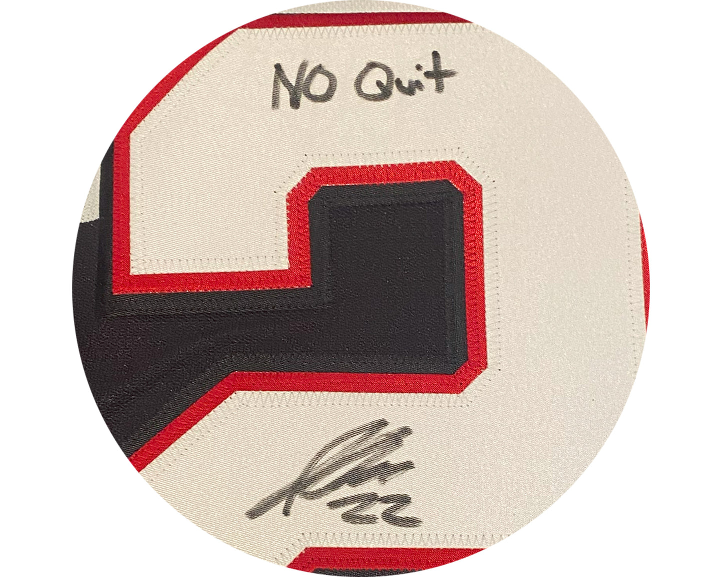 Jack Quinn Autographed Ottawa 67's Home CCM Replica Jersey Multi-Inscribed