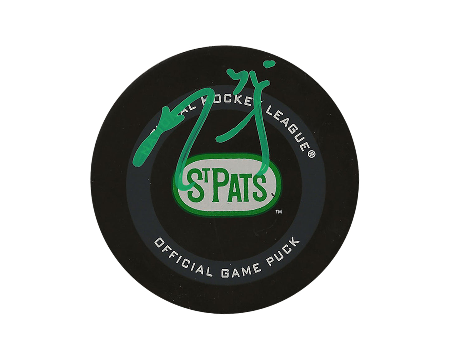 Ryan Reaves Autographed Toronto Maple Leafs St. Pats Official Game Puck