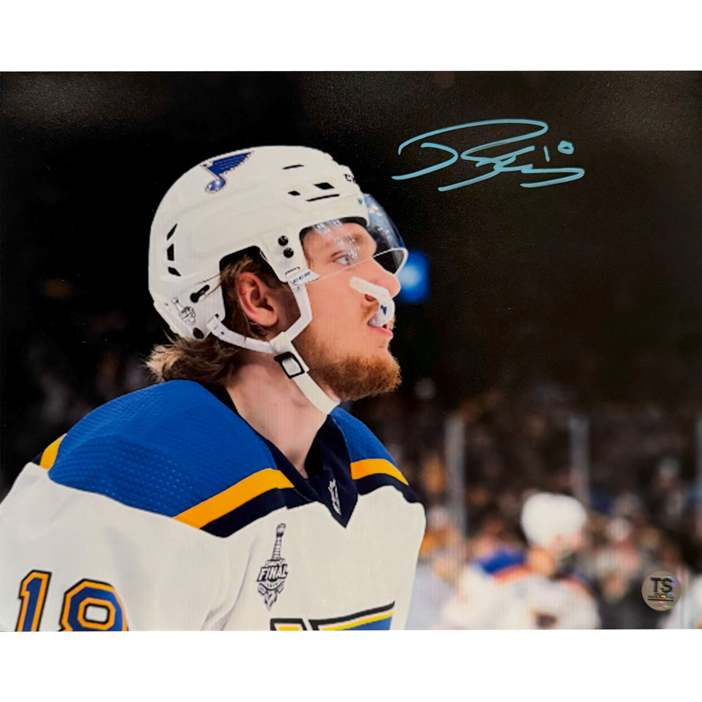 Robert Thomas Autographed St. Louis Blues 2019 Stanley Cup Finals 11x14 Photo