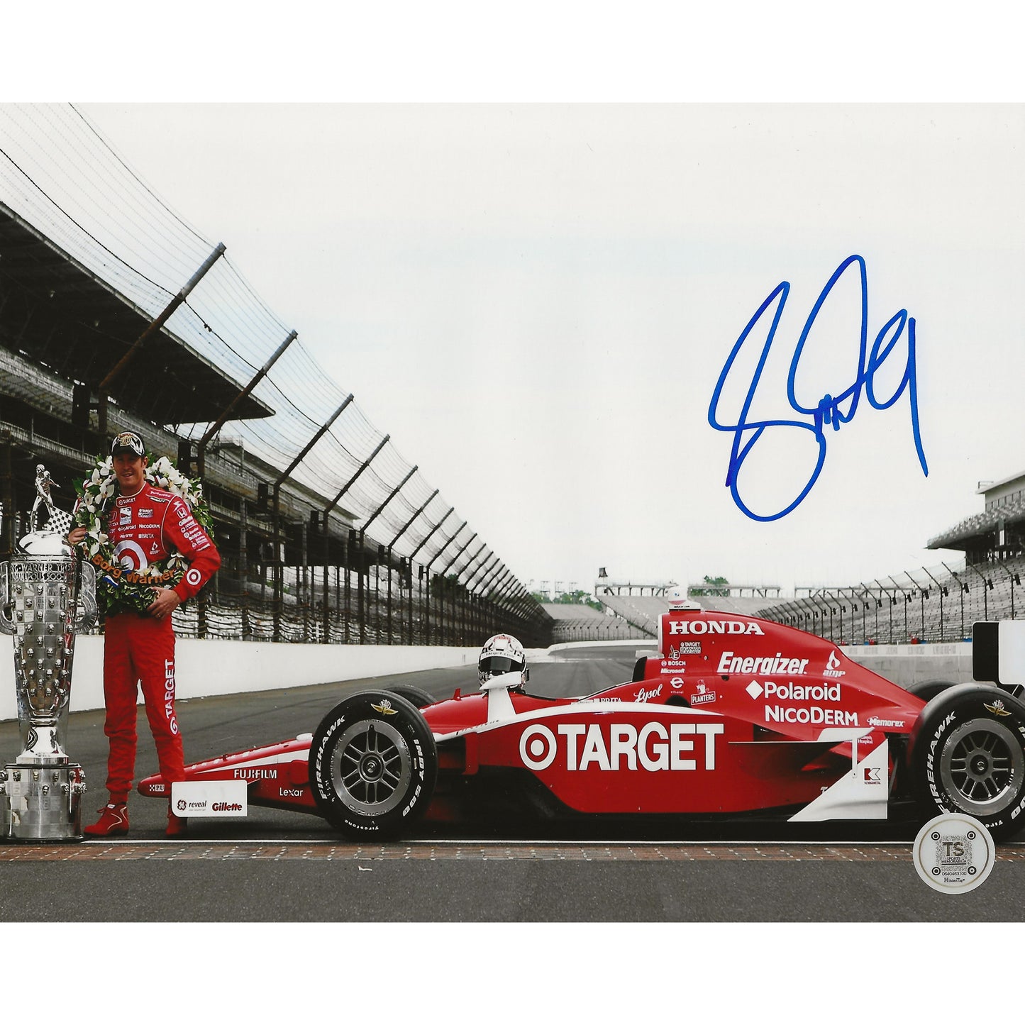 Scott Dixon Autographed 2008 Indy 500 Winner 8x10 Photo