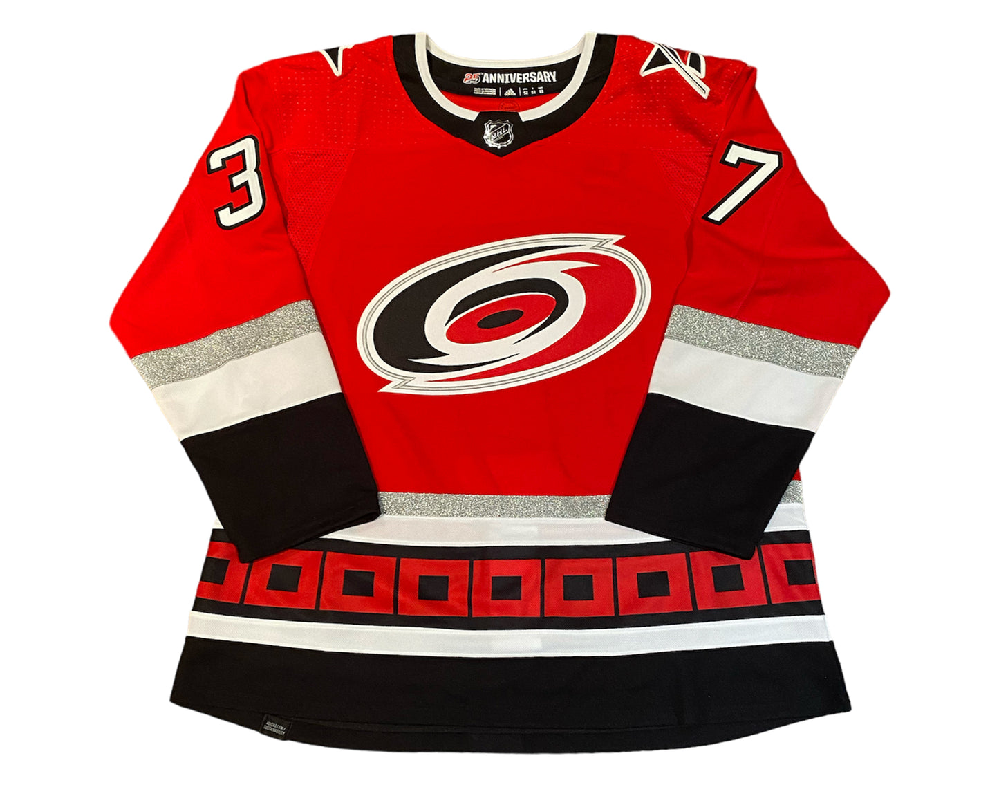 Andrei Svechnikov Autographed Carolina Hurricanes 25th Anniversary Adidas Jersey