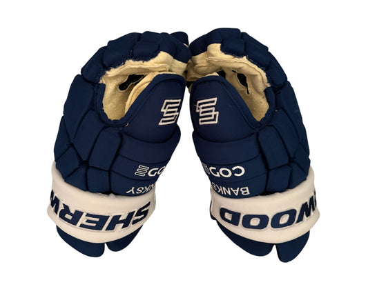 William Nylander Game-Used 2024-25 Sherwood CODE Encrypt Gloves