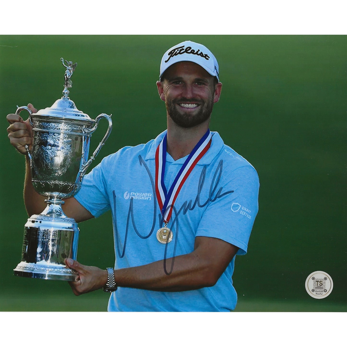 Wyndham Clark Autographed 2023 U.S. Open 8x10 Photo