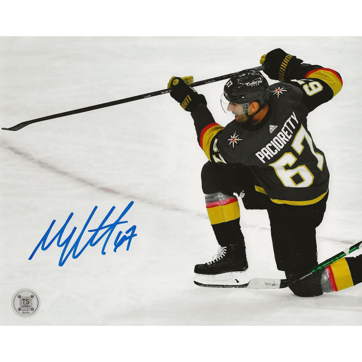 Max Pacioretty Autographed Las Vegas Golden Knights Shooting 8x10 Photo