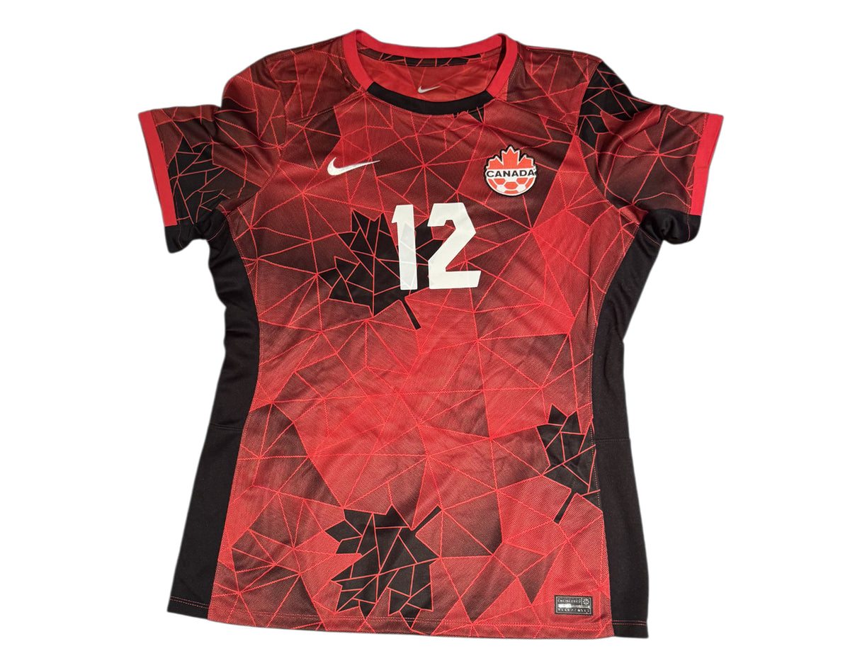 Christine Sinclair Autographed Canada National Team Nike Women's Jersey