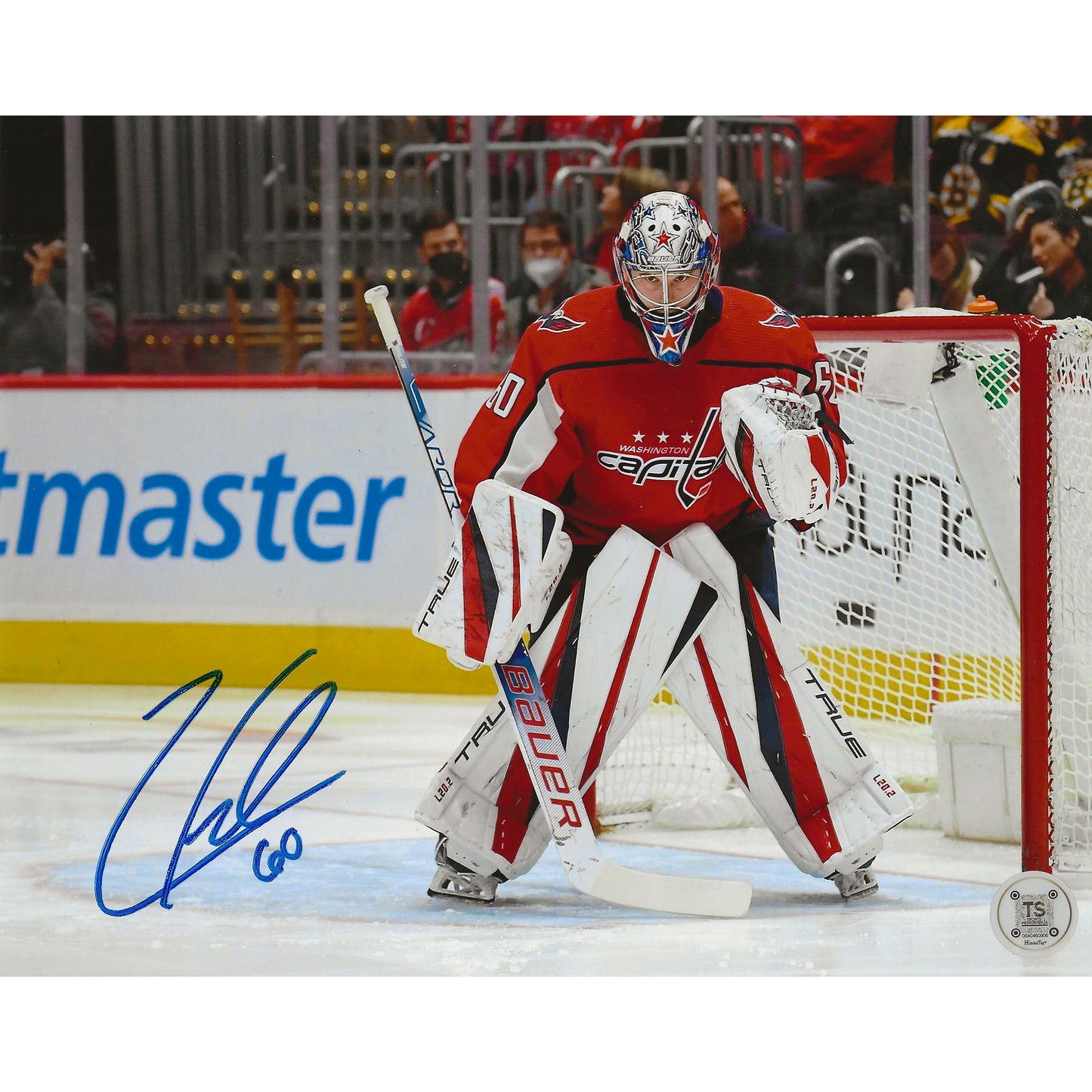 Zach Fucale Autographed Washington Capitals Goalie Stance 8x10 Photo