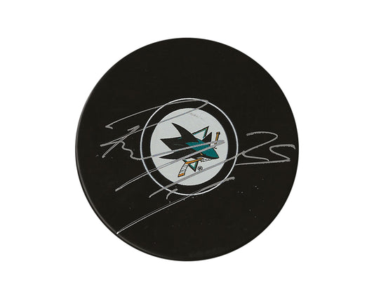 Ryan Merkley Autographed San Jose Sharks Autograph Model Puck