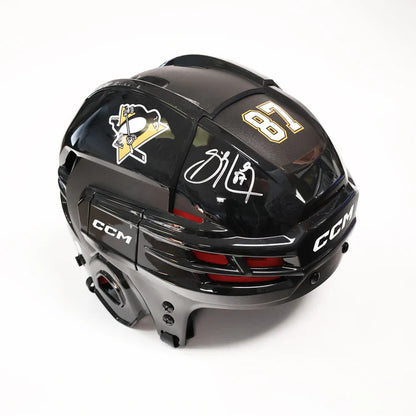 Sidney Crosby Autographed Pittsburgh Penguins Black CCM Replica Helmet