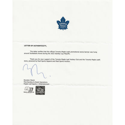 Toronto Maple Leafs 2023 Playoffs Banner