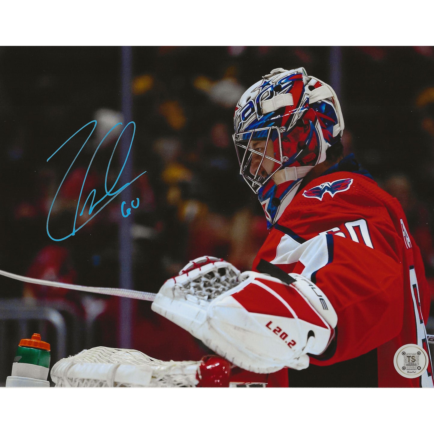 Zach Fucale Autographed Washington Capitals Close-Up 8x10 Photo