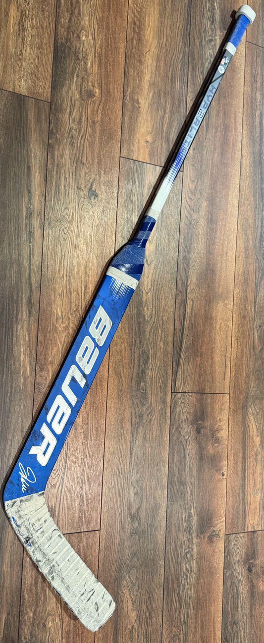 Joseph Woll Game-Used & Autographed Bauer Stick