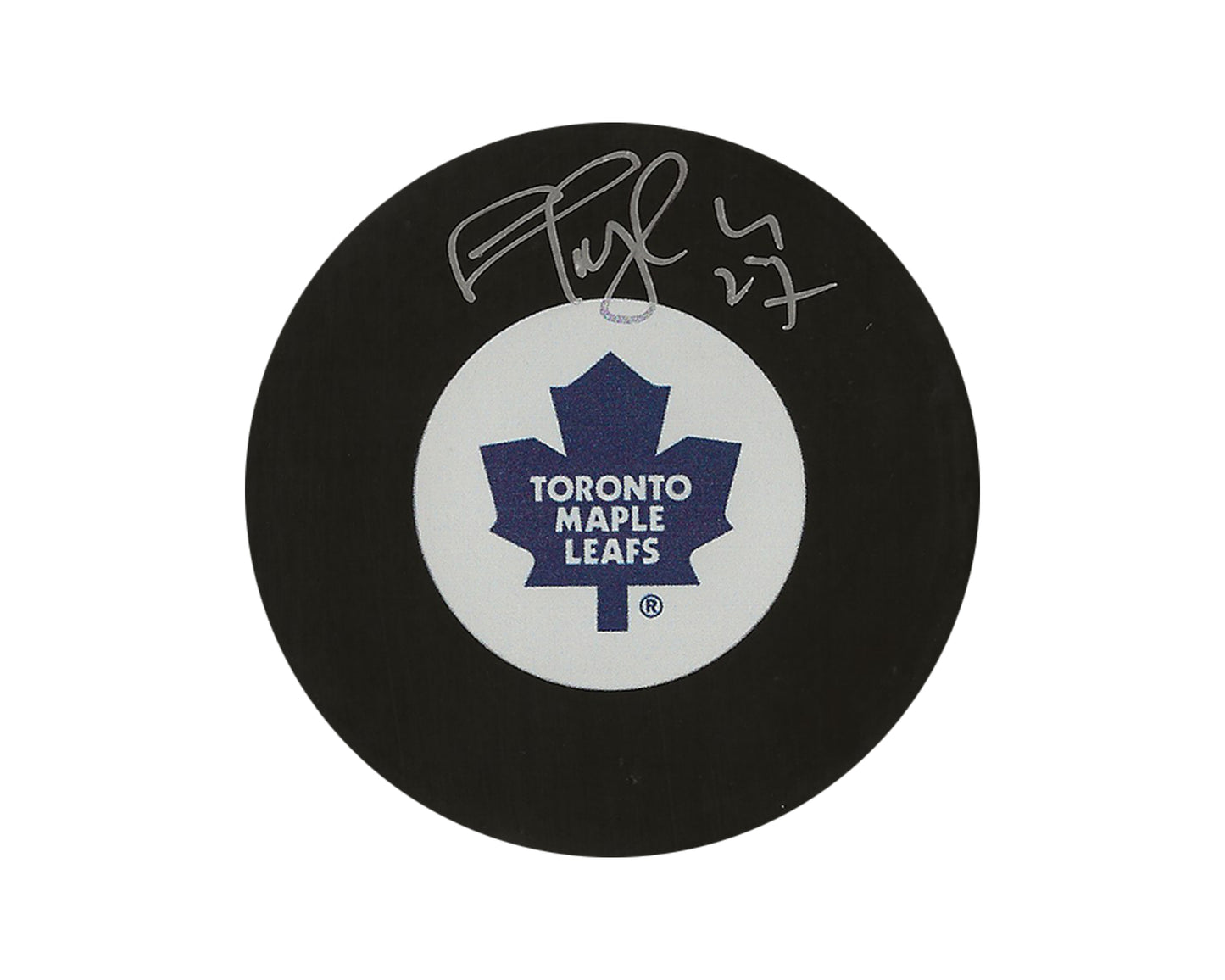 Shayne Corson Autographed Toronto Maple Leafs Vintage Autograph Model Puck