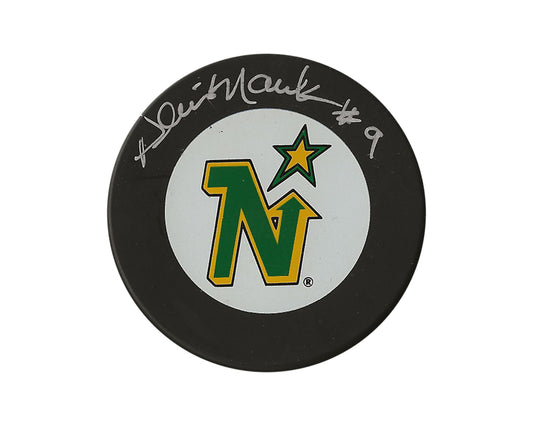 Dennis Maruk Autographed Minnesota North Stars Vintage Autograph Model Puck