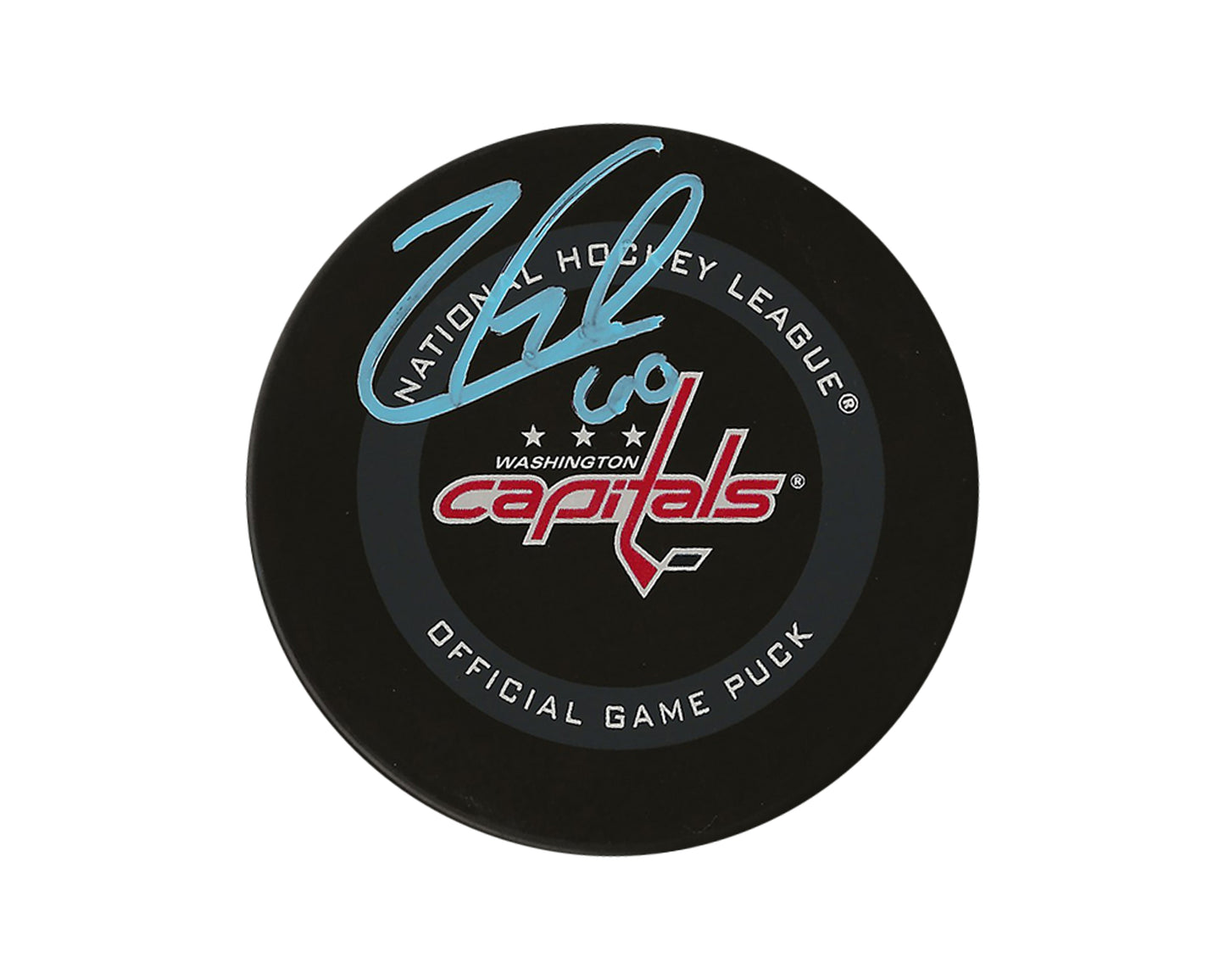 Zach Fucale Autographed Washington Capitals Official Game Puck