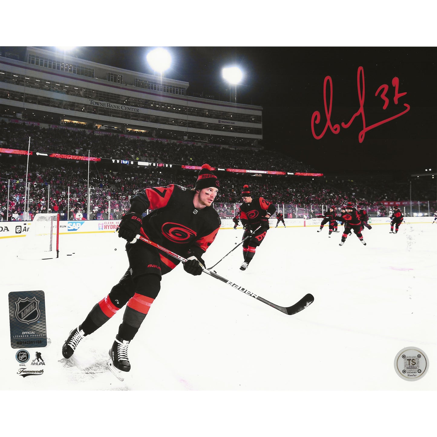 Andrei Svechnikov Autographed Carolina Hurricanes 2023 Stadium Series 8x10 Photo