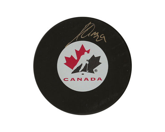 Jack Quinn Autographed Team Canada Autograph Model Puck