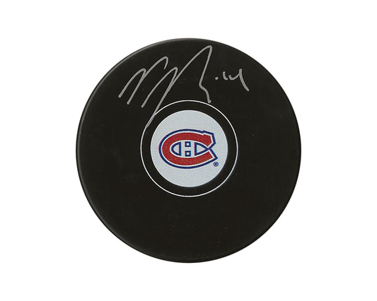 Nick Suzuki Autographed Montreal Canadiens Autograph Model Puck