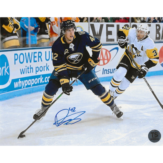 Dylan Cozens Autographed Buffalo Sabres Pre-Season 8x10 Photo