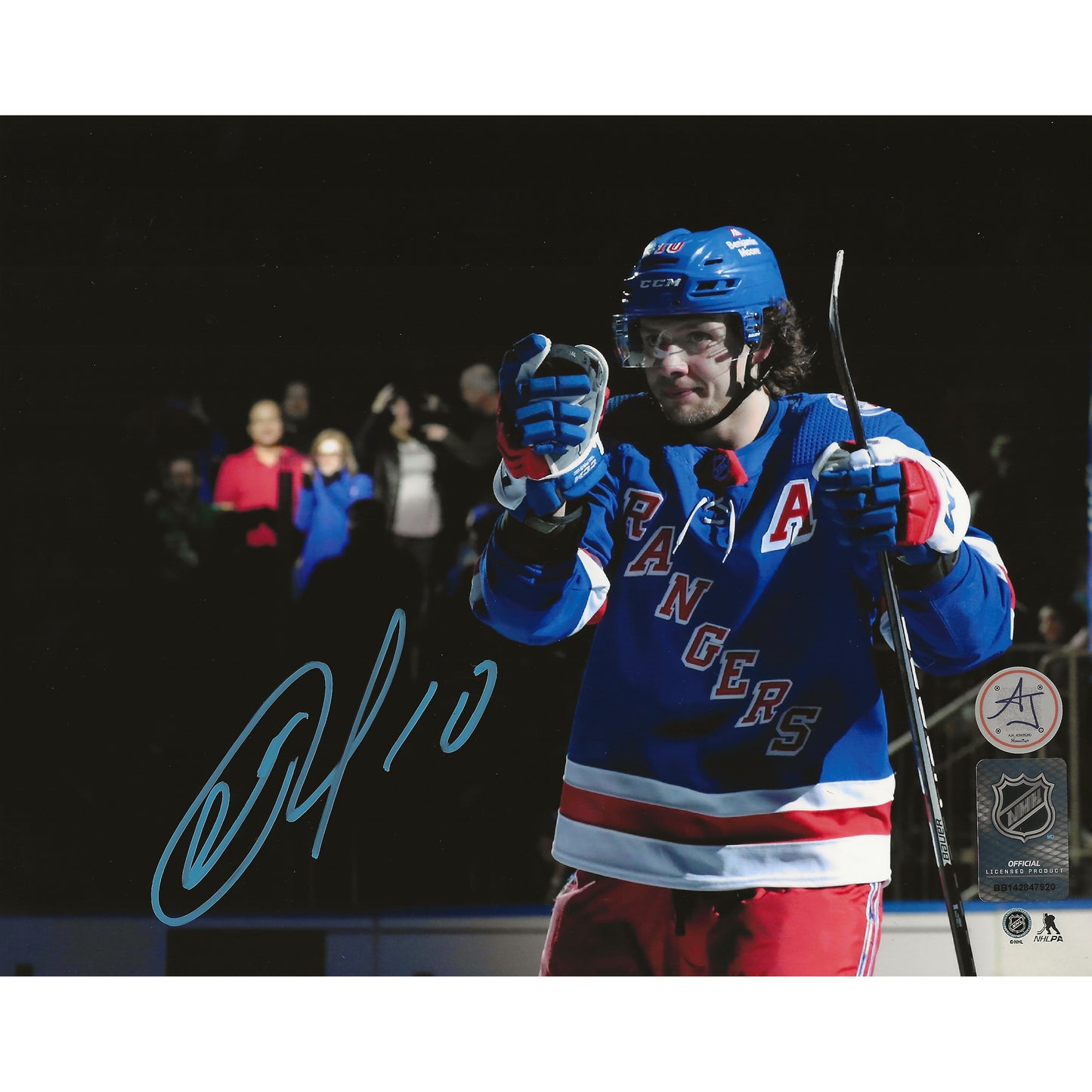 Artemi Panarin Autographed New York Rangers 8x10 Photo