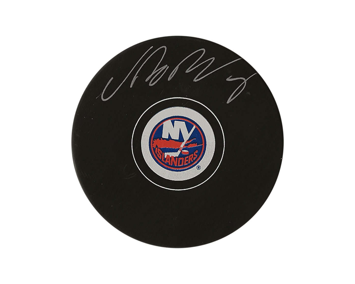 Noah Dobson Autographed New York Islanders Autograph Model Puck