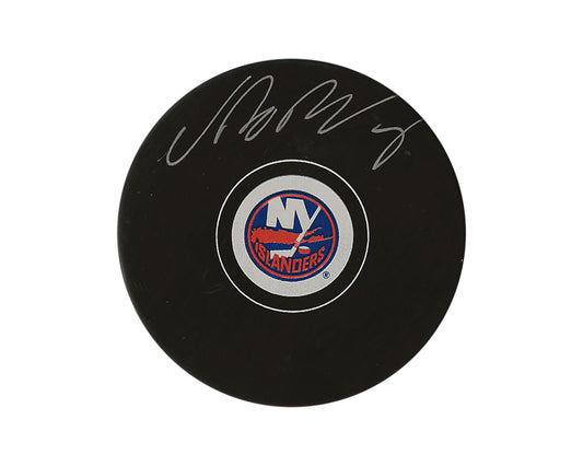 Noah Dobson Autographed New York Islanders Autograph Model Puck