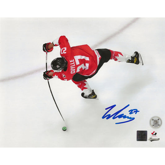 Will Cuylle Autographed Team Canada Aerial View 8x10 Photo