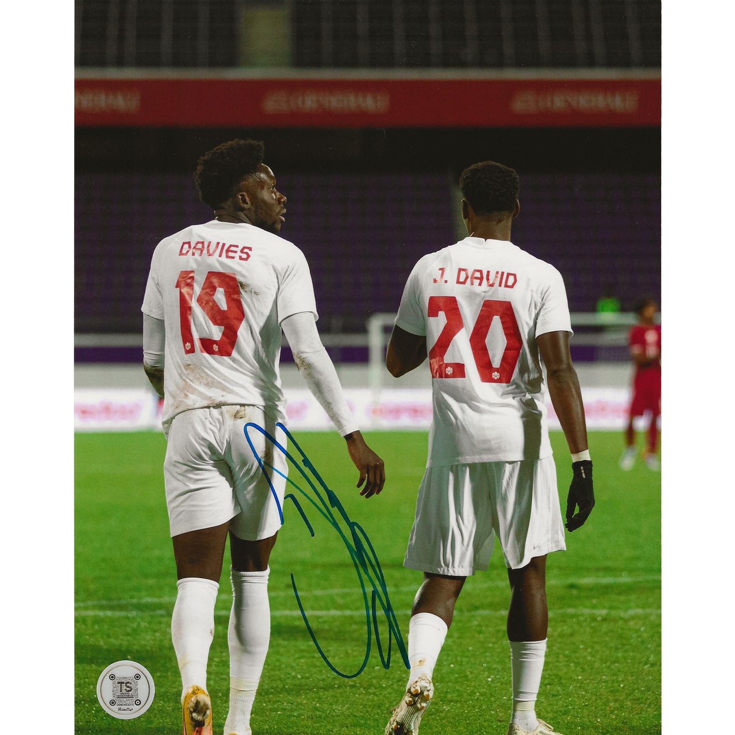 Alphonso Davies Autographed Canada Men's National Team 8x10 Photo
