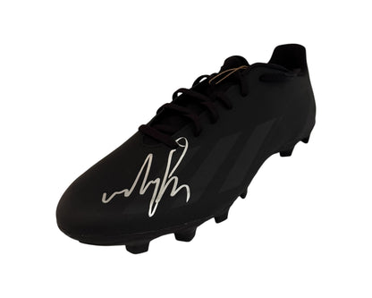 Andriy Lunin Autographed Black Adidas Soccer Cleat