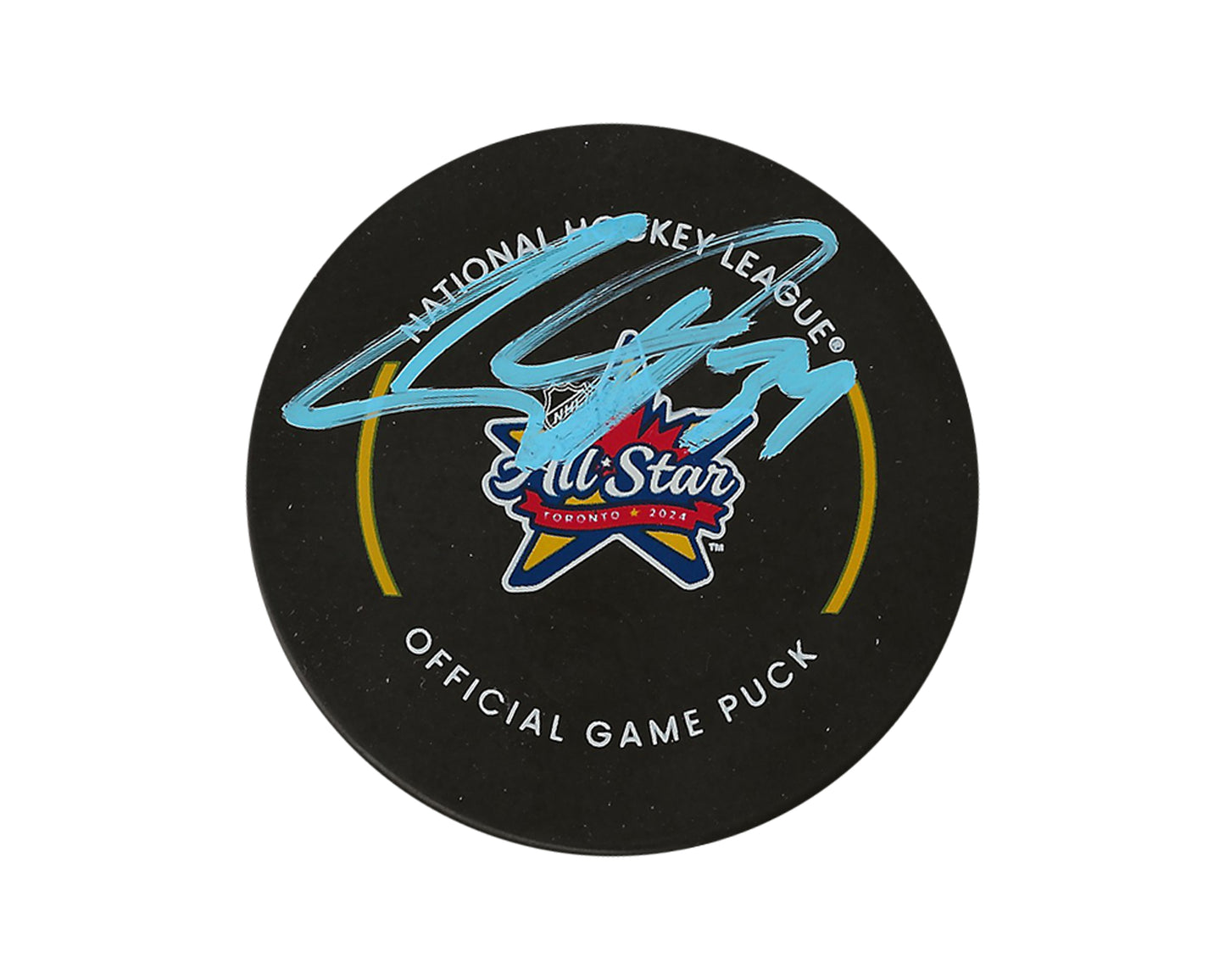 Auston Matthews Autographed 2024 All-Star Game Official Game Puck