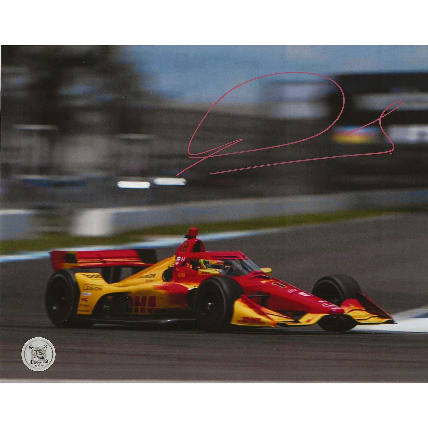 Alex Palou Autographed IndyCar DHL 8x10 Photo