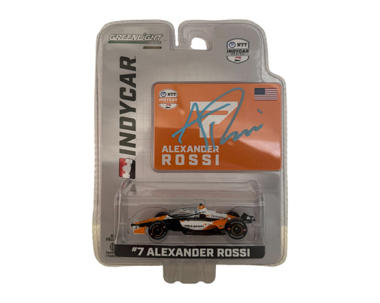 Alexander Rossi Autographed 2024 NTT IndyCar Series 1/64 Diecast Model Car