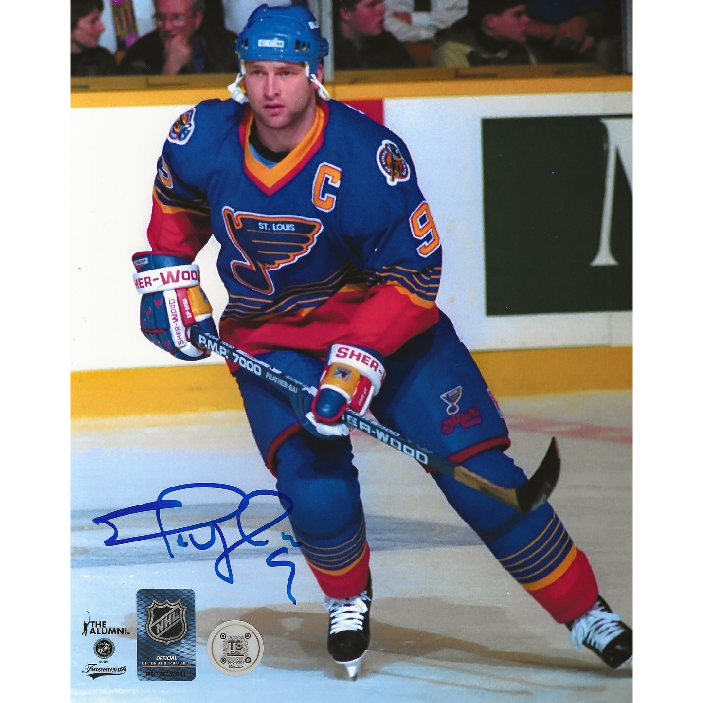 Shayne Corson Autographed St. Louis Blues 8x10 Photo