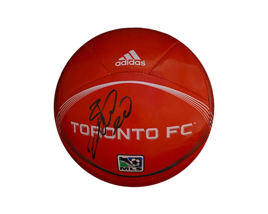 Federico Bernardeschi Autographed Toronto FC Red Tropheo Replica Match Ball