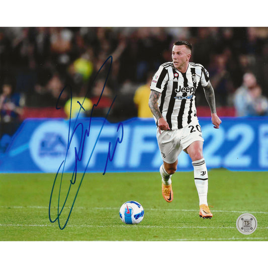 Federico Bernardeschi Autographed Juventus F.C. Dribbling 8x10 Photo