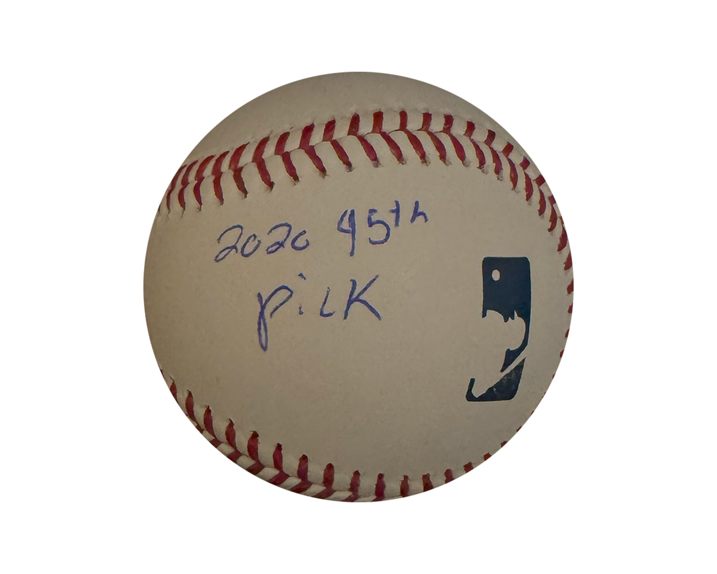 Owen Caissie Autographed Rawlings Official Major League Baseball Inscribed "2020 45th Pick"