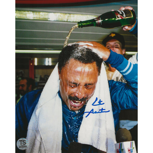 Cito Gaston Autographed Toronto Blue Jays World Series Celebration 8x10 Photo