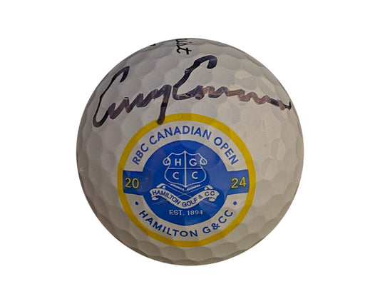Corey Conners Autographed 2024 RBC Canadian Open Titleist Pro V1 Golf Ball