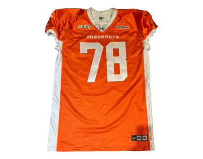 Ricky Correia Autographed & Player-Worn Toronto Argonauts Orange Jersey