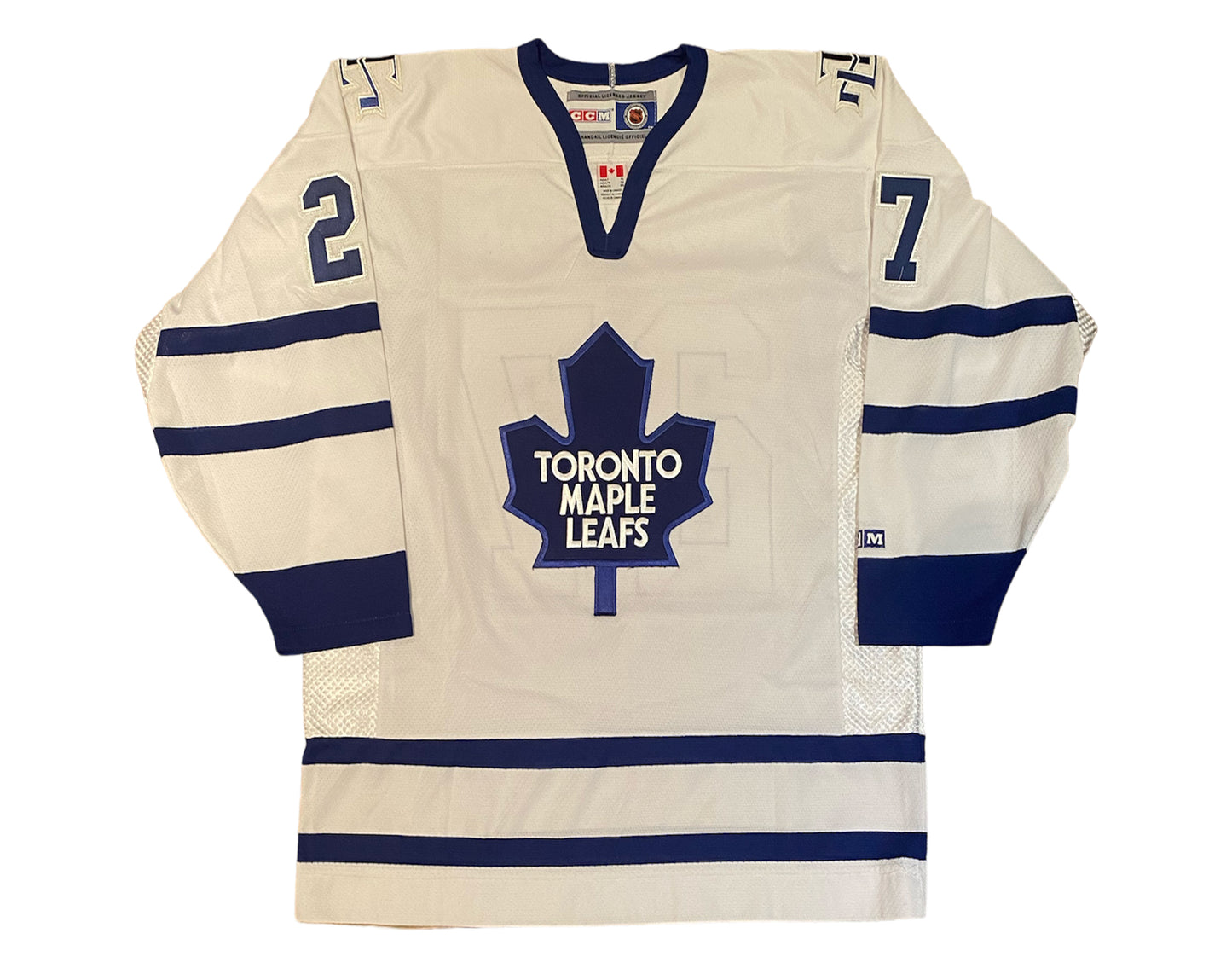 Shayne Corson Autographed Toronto Maple Leafs Away White CCM Replica Jersey