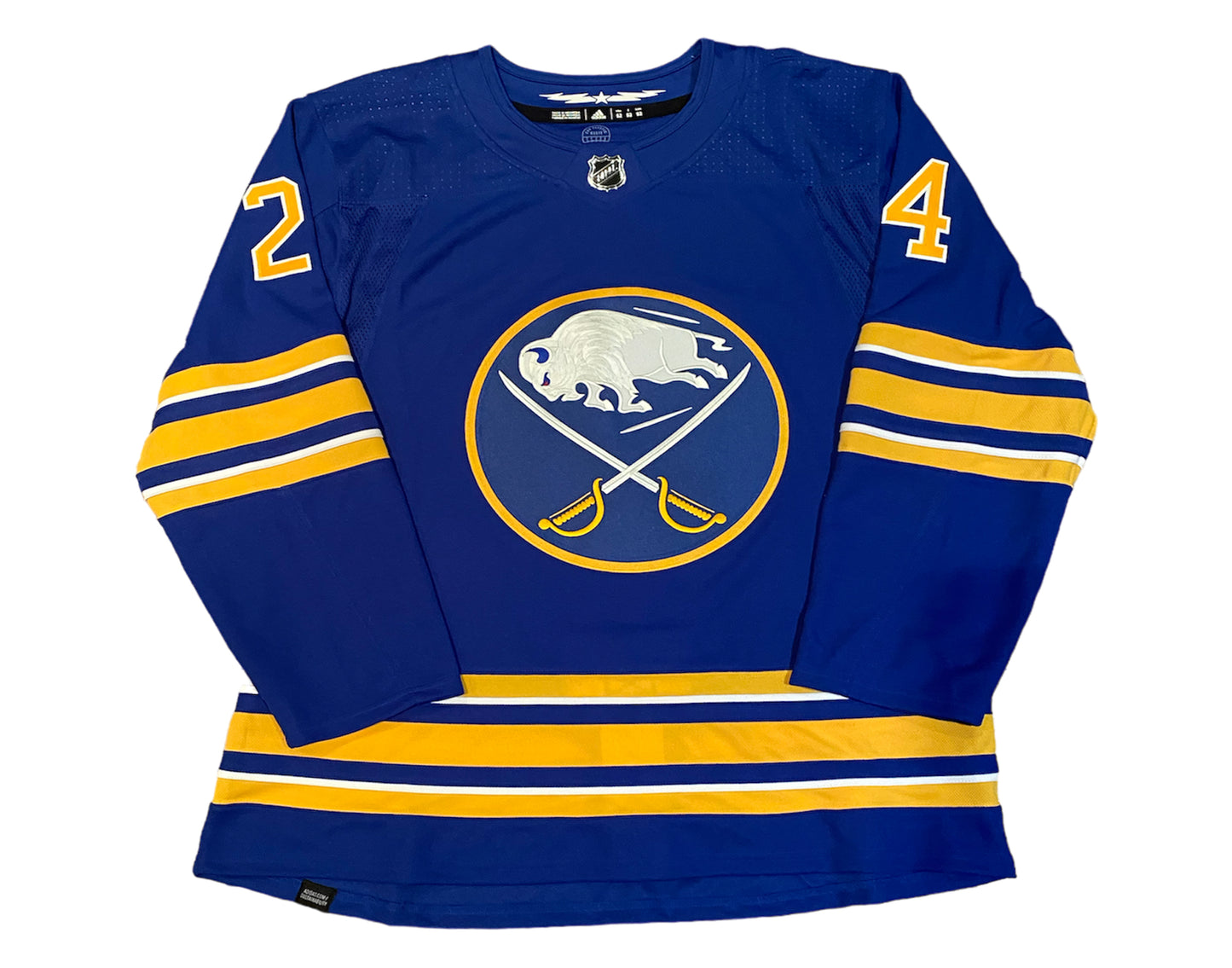 Dylan Cozens Autographed Buffalo Sabres Home Blue Adidas Jersey