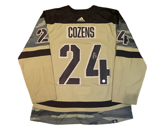 Dylan Cozens Autographed Buffalo Sabres Salute to Service Adidas Jersey