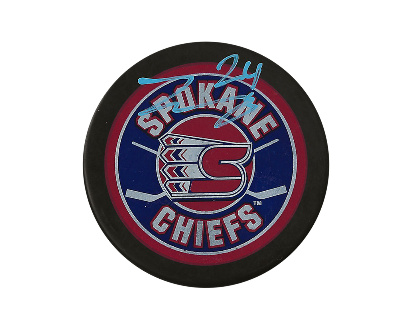 Ty Smith Autographed Spokane Chiefs Official Game Puck